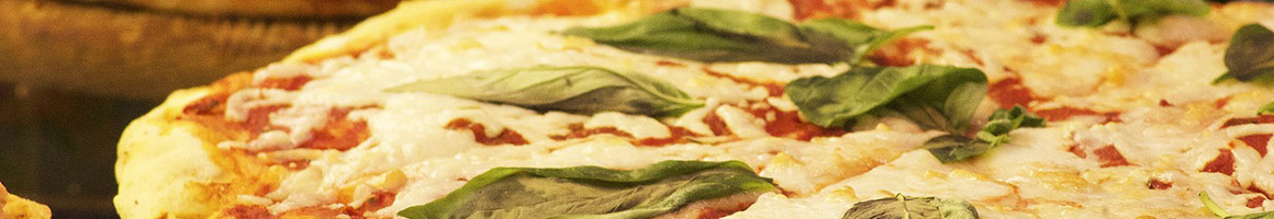 Eating Italian Pizza at Pasquale's Italian Restaurant restaurant in Buffalo, NY.